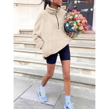 ANRABESS Womens Zip Up Hoodies Cropped Sweatshirts Fall Outfits Casual Hooded Pullover Sweaters Tops Winter Clothes 2024 X-Large