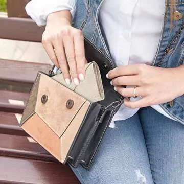 NiArt Eco-Friendly Crochet Bag Organizer with Magnetic Design