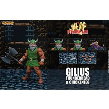 Gilius Thunderhead Action Figure: Iconic Golden Axe Collectible