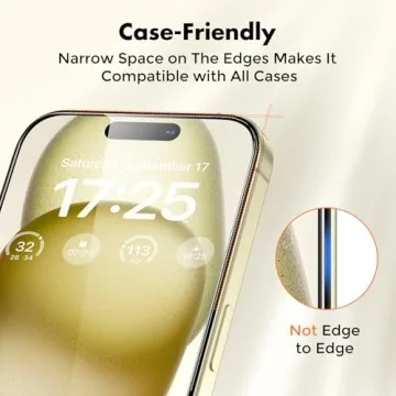 UNBREAKcable Screen Protector for iPhone 16 - 2 Pack