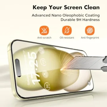 UNBREAKcable Screen Protector for iPhone 16 - 2 Pack