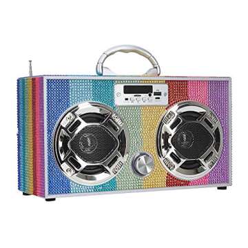Wireless Express Mini Boombox – Portable Retro Bluetooth Speaker