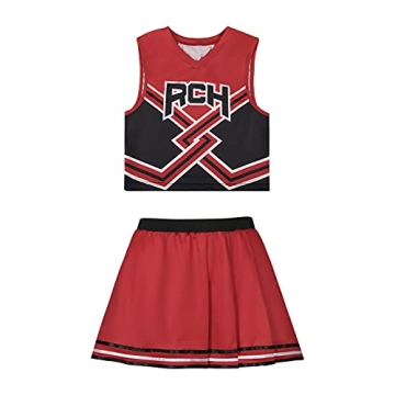 Materuis Bring It On Cheerleader Costume for Women RCH Top Skirt Girl Cheerleaders Uniform Girls Uni...
