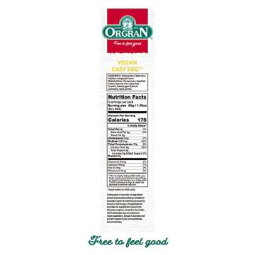 Orgran Vegan Easy Egg - Gluten-Free, Dairy-Free, Egg-Free, Vegan 7 oz Box