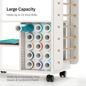 Craft Cart Organizer for Cricut Storage Table and More