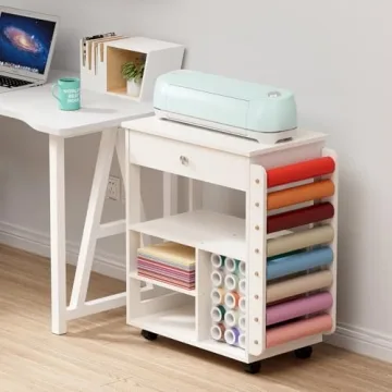 Craft Cart Organizer for Cricut Storage Table and More
