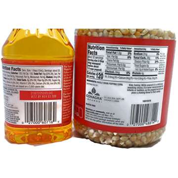 Variety Pack - Orville Redenbachers - Gourmet Popcorn Kernels (Original Yellow, 45 oz) and Popping & Topping Buttery Flavored Oil (16 oz)