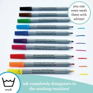Eatsleepdoodle Original Washable Markers Pack of 10
