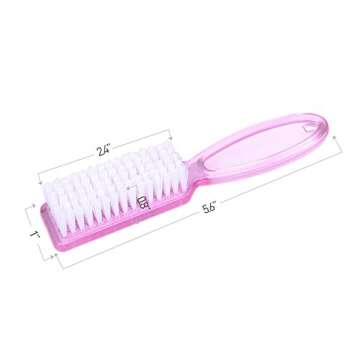 Yesker Handle Nail Hand Scrubbing Cleaning Brush-10 Pcs