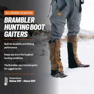 First Lite Brambler Hunting Gaiters - Durable Waterproof Gaiters