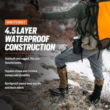 First Lite Brambler Hunting Gaiters - Durable Waterproof Gaiters