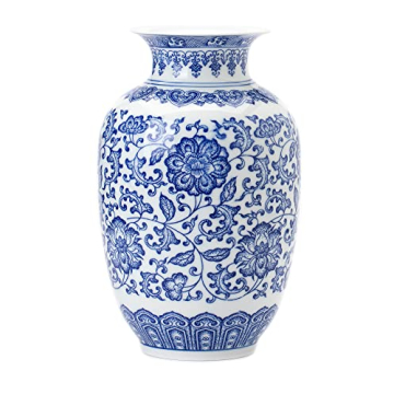 GaLouRo Blue Vase for Elegant Home Decor and Gifts
