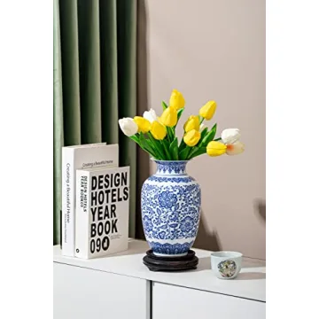 GaLouRo Blue Vase for Elegant Home Decor and Gifts