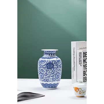 GaLouRo Blue Vase for Elegant Home Decor and Gifts