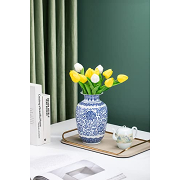 GaLouRo Blue Vase for Elegant Home Decor and Gifts