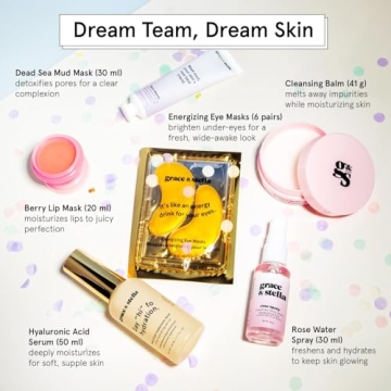 Luxury Vegan Skincare Gift Set for Women - Dream Team Collection