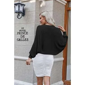 Stylish HOTOUCH Women's Long Sleeve Knit Shrug Cardigan