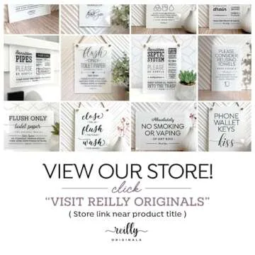 Elegant Septic System Sign - Removable Adhesive - Made in USA