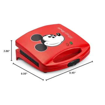 Disney Mickey Mouse Sandwich Maker for Fun Family Meals
