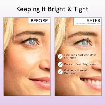 Grace & Stella Under Eye Anti Aging Cream - Brightening & Hydrating