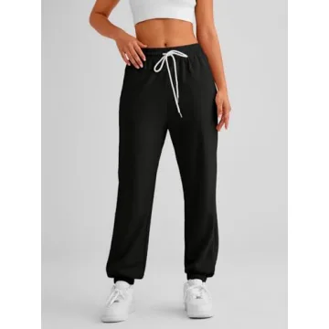 AUTOMET Women’s Comfortable Joggers with Pockets