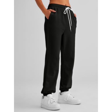 AUTOMET Women’s Comfortable Joggers with Pockets
