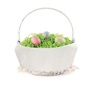Custom Name Easter Basket for Kids and Adults | Scallop Linen