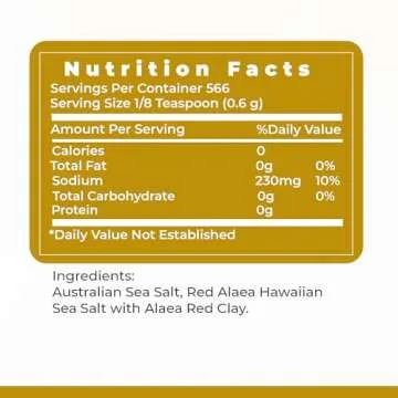 Premier Research Labs Pink Salt – Hawaiian Red Alaea Sea Salt Blend for Food, Cooking, and Eating – Flaky, Unrefined, and Additive-Free, 12 oz