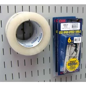 Wall Control 6in Extend Hooks - Strong Pegboard Solution