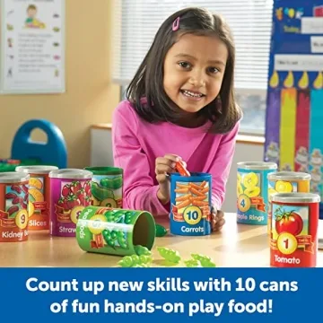 Learning Resources Counting Cans - 65 Pieces Fun Education