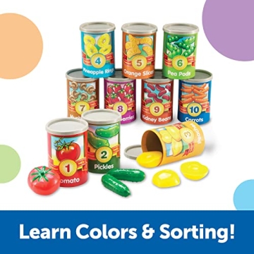 Learning Resources Counting Cans - 65 Pieces Fun Education