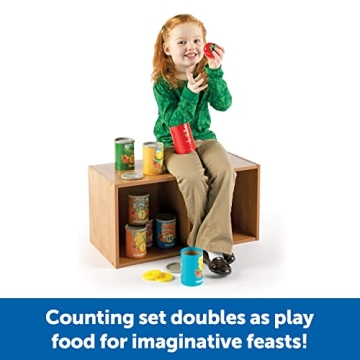 Learning Resources Counting Cans - 65 Pieces Fun Education