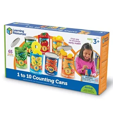 Learning Resources Counting Cans - 65 Pieces Fun Education