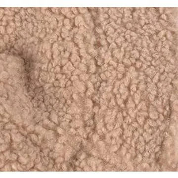 ChezAbbey Faux Fur Bucket Hat, Fuzzy Furry Winter Warm Fisherman Cap, Fluffy Teddy Sherpa Clothe Hats for Women Men Girls Khaki