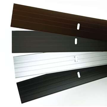 EasyFlex Aluminum Landscape Edging Project Kit, 8 Metal Garden Edging Pieces with Spikes, 48 feet, Black (1806BK-48C)