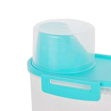 PISSION Moisture-Proof Pet Food Storage Container with Cup