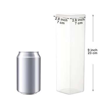 Youngever 2 Pack Plastic Cookie Containers, Cookie Jars, Cookie Cracker & Biscuit Storage Container,...