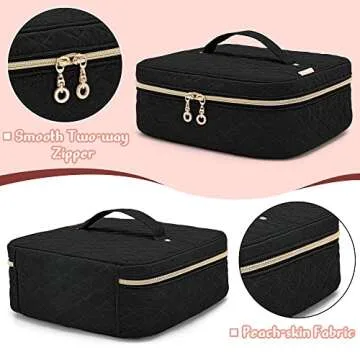 Yarwo Nail Polish Bag for 36 Bottles, Travel Organizer