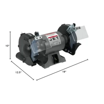 JET 8-Inch Bench Grinder, 3450 RPM, 1/2 HP, 120V 1Ph (Model JBG-8A)