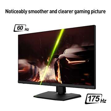 MSI 31.5" QHD Monitor 175Hz G-Sync Compatible 1ms
