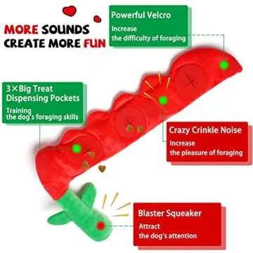 Lilfrd Rose Puzzle Dog Toy for Playful Dogs & Puppies