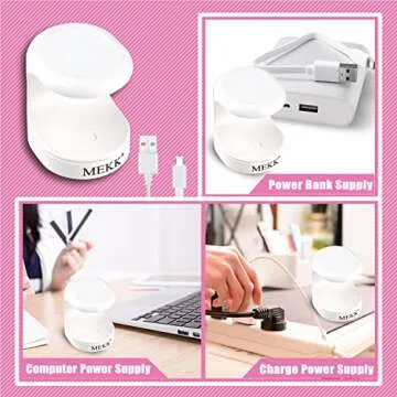 Portable MEKK Mini UV Light for Gel Nails - Compact Design