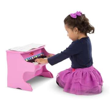 Melissa & Doug Pink Piano - 25 Keys with Songbook