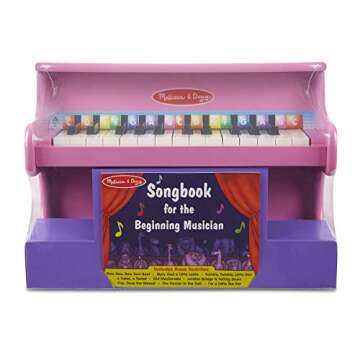 Melissa & Doug Pink Piano - 25 Keys with Songbook