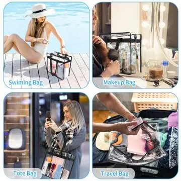 Hoiny Clear Stadium Approved Tote Bag for Events