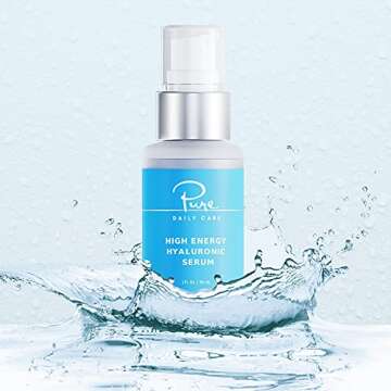 Pure Daily Care High Energy Hyaluronic Serum - 1oz - Intense Hydration & Plumping