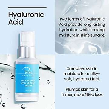 Hydrating Pure Daily Care Hyaluronic Serum - 1oz