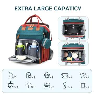 CESAILT Diaper Bag Backpack - The Ultimate Baby Bag Experience for Parents