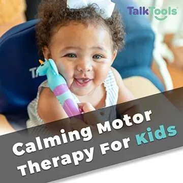 TalkTools Jiggler - Chewable Oral Facial Massager - Oral Sensory Massager - Calming Motor Therapy for Kids - Unicorn/Sloth - Set of 2