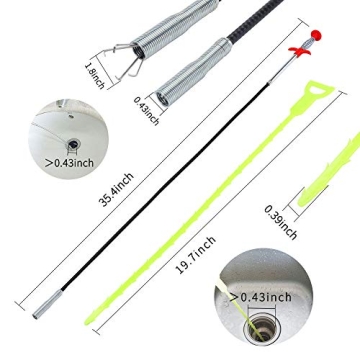 DR.PEN Flexible Grabber Tool for Easy Drain Cleaning & Retrieval